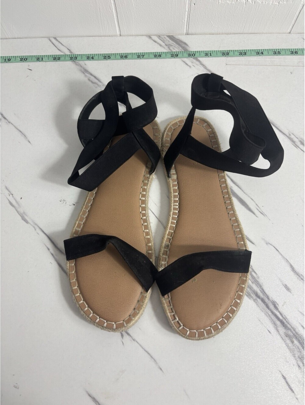 Torrid Strappy Gladiator Sandals (WW) Black Size 10 Dark Romantic Casual